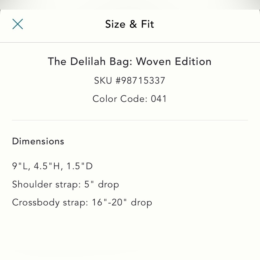 NWT new Anthropologie Delilah woven faux leather chain bag orange crossbody - Picture 13 of 17